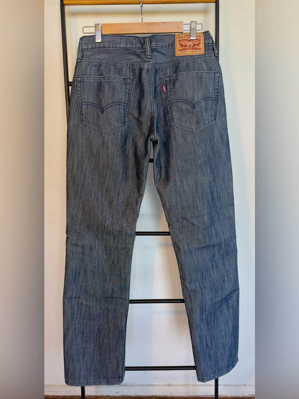 Levi's 514 Men's Straight Jeans - Indigo Blue - Picture 6 of 8